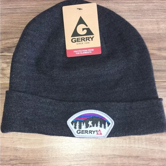 NWT Gerry Gray Warm Winter Cuff Wind Resistant Beanie Hat Men’s One Size - Picture 4 of 4